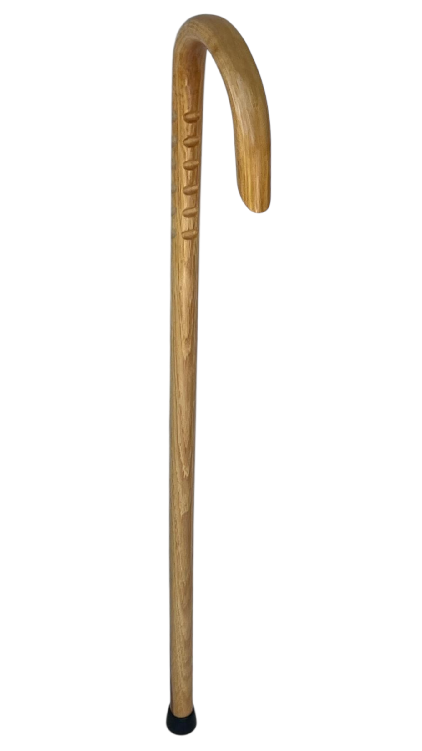 MR 001 A Style/HICKORY 1''Round /Inside Cut Horn/Natural/MR 001/Walking Cane - Image 1