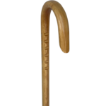 Style/HICKORY 1''Round /Inside Cut Horn/Natural/MR 001/Walking Cane - Image 2