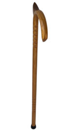 Style/OAK Round 1''/Claws Palm Rest/Gladiator Horn/ Natural/MR 006/Walking Cane