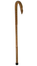 Protection/ Hickory Round 1''/ Falcon Horn/ Natural/ MR 009/ Walking Cane