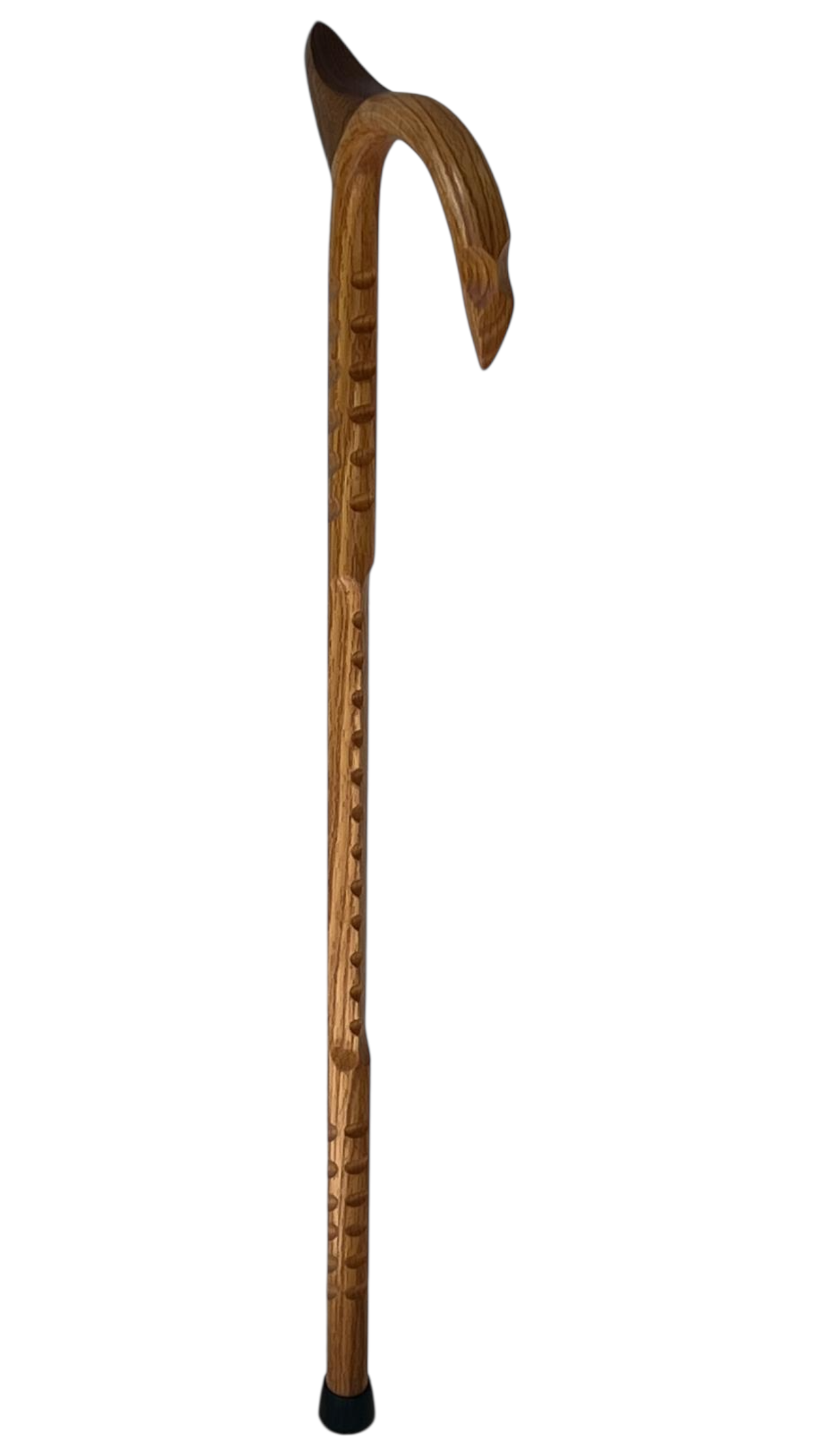 MR 012 01 Protection/ OAK Round 1''/Falcon Horn/ Natural/MR 012/ Walking Cane - Image 1