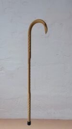 Protection/ Hickory Round 1''/ Falcon Horn/ Natural/ MR 009/ Walking Cane