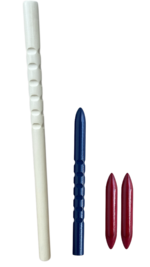 Combo 003 - Escrima White + Nasty Blue + Yawara Red