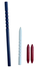 Combo 004 - Escrima Blue + Nasty White + Yawara Red