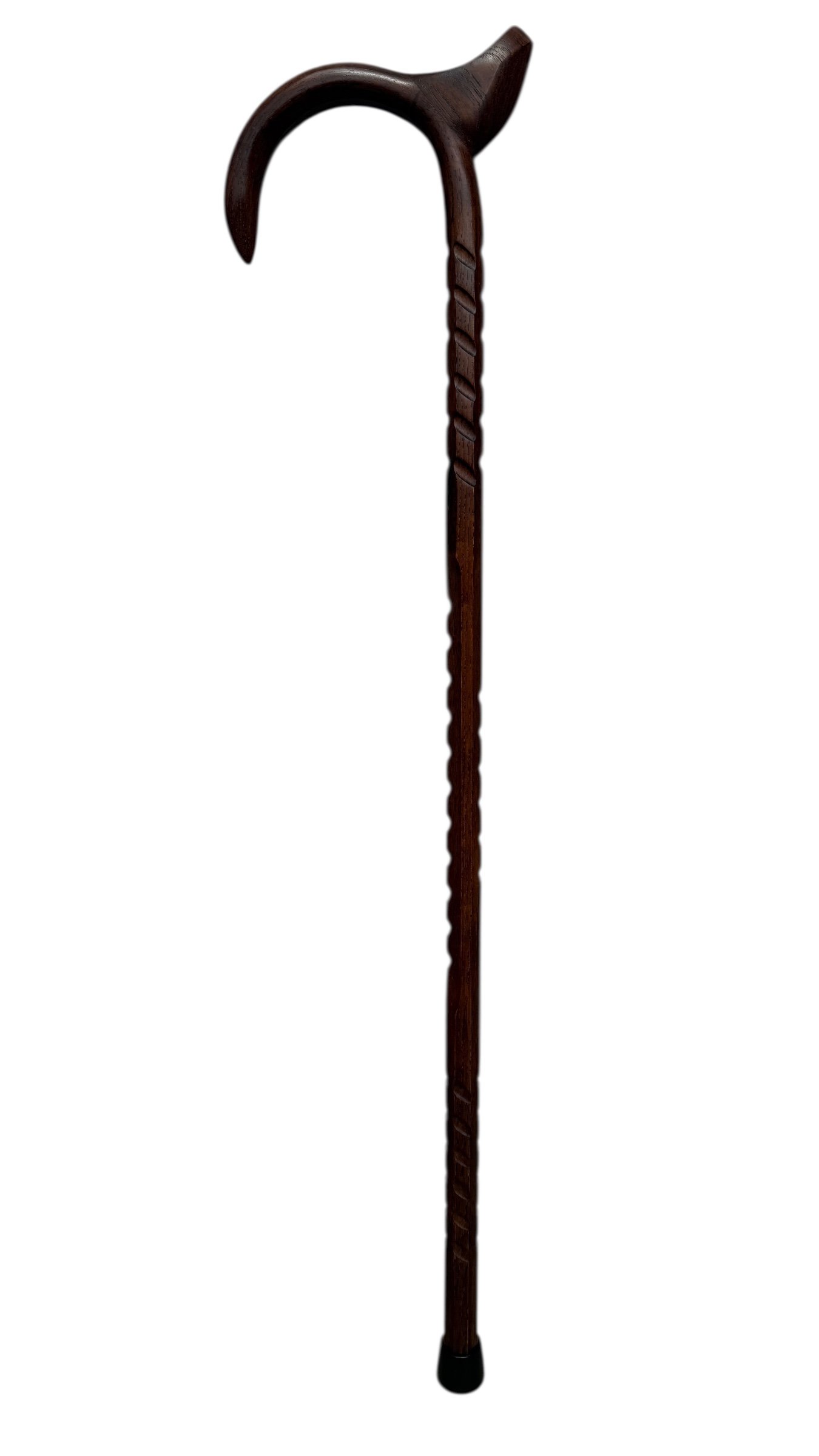 MOD008 Hickory 1" Octag / Palm Rest / Grips / Shark's Teeth / 36,5" /Medium Brown/ MO 031 - Image 1