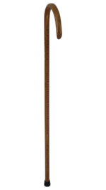 HICKORY Round7/8"/Mister Horn/Natural/ Grips/Rumble Strip/MR 031/ Walking Cane