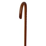 HICKORY Round7/8"/Mister Horn/Natural/ Grips/Rumble Strip/36''/MR 031/ Walking Cane - Image 3