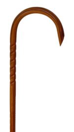 HICKORY Round7/8"/Mister Horn/Natural/ Grips/Rumble Strip/36''/MR 031/ Walking Cane