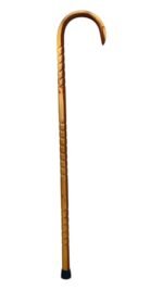 HICKORY Round 1''- Falcon Horn-Grips-Lenght 36''-Natural Wood Color-MO 042