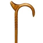 HICKORY Octag 1''/Eagle Horn/ Wings Palm Rest/Rumble/Natural/ 36''/MR 018/Walking Cane