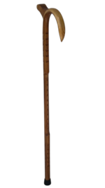 HICKORY Octag 1''/King Horn/Phenom Palm Rest/Shark's Teeth/Natural/MR 021/Walking Cane