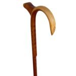 HICKORY Octag 1''/King Horn/Phenom Palm Rest/Shark's Teeth/Natural/36''/MR 021/Walking Cane - Image 2