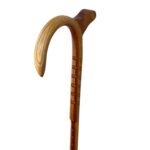 HICKORY Octag 1''/King Horn/Phenom Palm Rest/Shark's Teeth/Natural/36''/MR 021/Walking Cane - Image 3