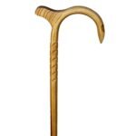 HICKORY 1''Octag/ Eagle Horn/Phenom Palm Rest/Grips/ Rumble/Natural/ 36''/MR 024/Walking Cane