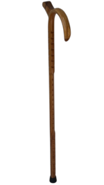 HICKORY 1''Octag/Mister Horn/Phenom Palm Rest/Grips/ Triple Rumble/Shark's Teeth/ Natural/MR 025/Walking Cane