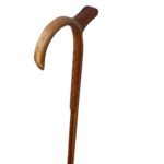 HICKORY 1''Octag/Mister Horn/Phenom Palm Rest/Grips/ Triple Rumble/Shark's Teeth/ Natural/36''/MR 025/Walking Cane - Image 3