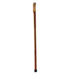 HICKORY 1''Octag/Mister Horn/Phenom Palm Rest/Grips/ Triple Rumble/Shark's Teeth/ Natural/36''/MR 025/Walking Cane - Image 5