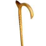 HICKORY 1'' Octag/Mister Horn/Diamond Palm Rest/Grips/Triple Rumble/Shark's Teeth/Natural/36''/MR 026/Walking Cane - Image 2