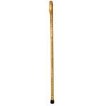 HICKORY 1'' Octag/Mister Horn/Diamond Palm Rest/Grips/Triple Rumble/Shark's Teeth/Natural/36''/MR 026/Walking Cane - Image 5