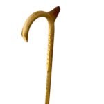 HICKORY Octag 1''/Mister Horn/Grips/Diamond Palm Rest/Shark's Teeth/Natural/36''/MR 027/Walking Cane - Image 3