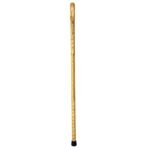 HICKORY Octag 1''/Mister Horn/Grips/Diamond Palm Rest/Shark's Teeth/Natural/36''/MR 027/Walking Cane - Image 5