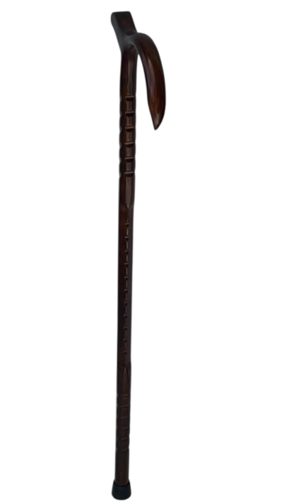 Hickory Walking Cane Dark Brown