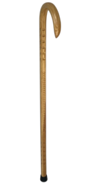 HICKORY 1''Octag/King Horn/Grips/Rumble/ Natural/MR 035/Walking Cane