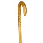 HICKORY 1''Octag/King Horn/Grips/Rumble/ Natural/36''/MR 035/Walking Cane - Image 2