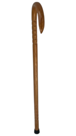 HICKORY 1''Round/ Staff Horn/ Grips/Natural/MR 036/ Walking Cane