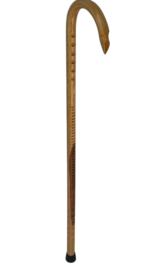 HICKORY 1'' Octag /Falcon Horn/ Grips/Rumble/ Natural/MR 038/Walking Staff