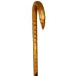 HICKORY 1'' Octag /Falcon Horn/ Grips/Rumble/ Natural/38''/MR 038/Walking Staff - Image 2