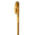 HICKORY 1'' Octag /Falcon Horn/Grips/Skark's Teeth/Natural/36''/MR 039/Walking Cane - Image 3