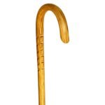 HICKORY 1'' Octag /Inside Cut Horn/ Grips/Natural/MR 040/Walking Cane - Image 2