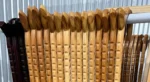 Hickory Round 1"/ Viper Horn /38.5" Natural/MO 002/Walking Cane - Image 8