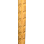HICKORY Round 1''- Falcon Horn-Grips-Lenght 36''-Natural Wood Color-MO 042 - Image 6