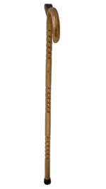 OAK 1'' Round/Mister Horn/Phenom Palm Rest/Grips/Natural/MR 042/Walking Cane