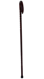 OAK 7/8'' Round/king Horn/Grips/Crimson/MR 045/Walking Cane